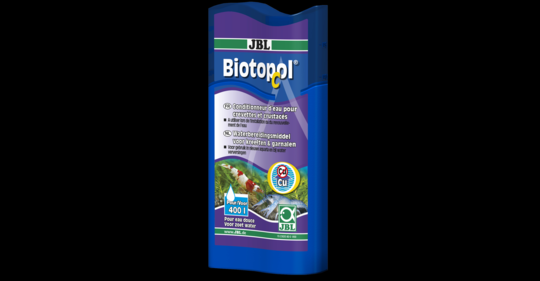 Biotopol C de JBL en 100ml. Conditionneur d'eau spécial crevettes