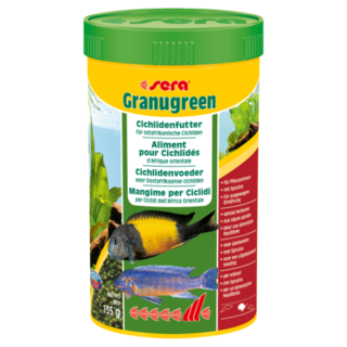 GranuGreen 135g - Nourriture végétale pour les petits Cichlidés