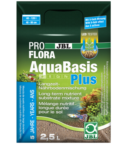 Substrat AquaBasis plus - JBL - Substrat nutritif - 2.5kg