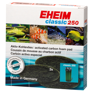 Mousse au charbon actif x3 pour CLASSIC 250 - EHEIM