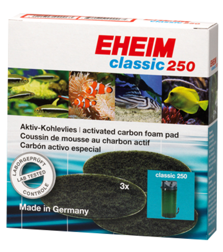 Mousse au charbon actif x3 pour CLASSIC 250 - EHEIM