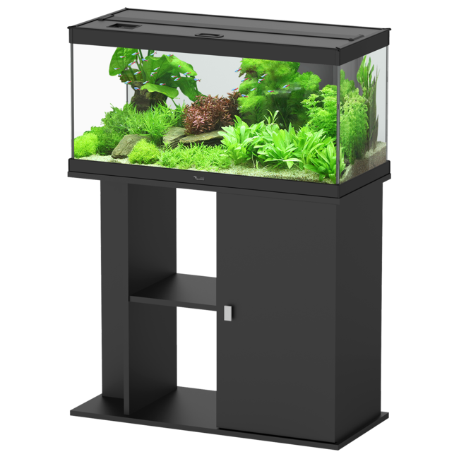 Meuble pour aquarium Style LED 100 Noir Aquatlantis - 100cm longueur