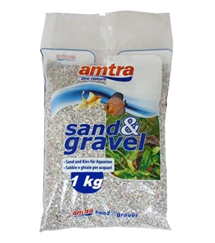 Gravier naturel gros calibre blanc - 1kg