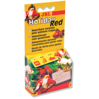 Bloc Holiday Red JBL Aliment pour poissons rouges pour 4-6 jours Bloc Holiday Red JBL Aliment pour poissons rouges pour 4-6 jours