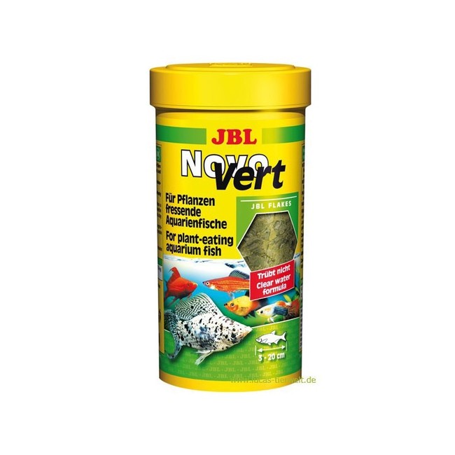 Jbl Novovert Flocon Spiruline 100 Ml Pour Poissons Herbivores