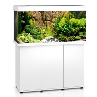 Aquarium RIO 350 LED BLANC  + MEUBLE