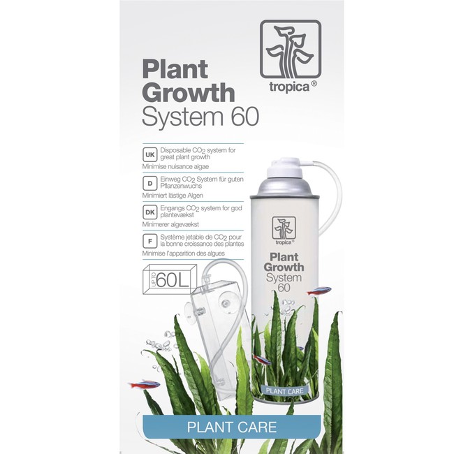 Kit CO2 Plant Growth System 60 Tropica bouteille jetable