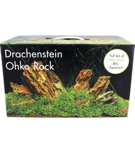 Set décoration Dragon Stone pour aquarium de 80L