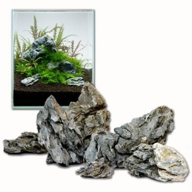 Deco Set Multi Holestone Roche Naturelle AQUADECO - pour Aquarium de 6