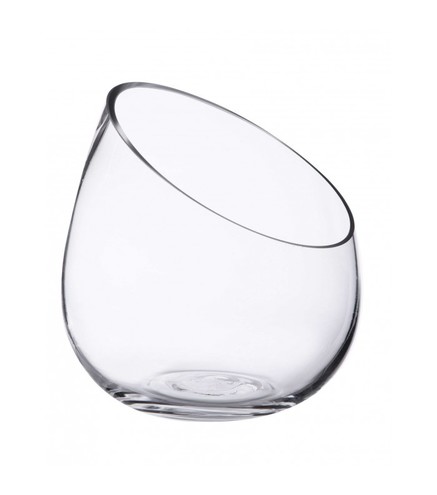 Aslant Bowl - H16.5 X D15cm. Vase pour wabikusa