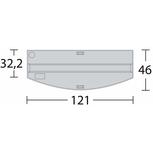 Aquarium VISION 180 LED CHÊNE CLAIR  JUWEL