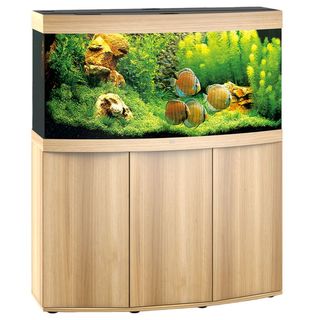 Aquarium VISION 260 LED CHÊNE CLAIR  JUWEL+ MEUBLE