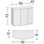 Meuble SBX VISION 180 BLANC JUWEL - 92cm