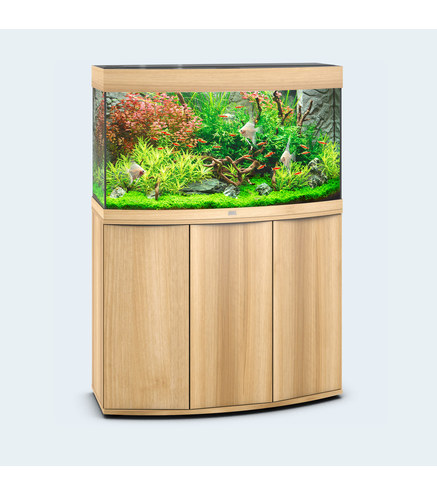 Aquarium VISION 180 LED CHÊNE CLAIR  JUWEL+ MEUBLE