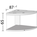 Aquarium TRIGON 190 BLANC Juwel + Meuble