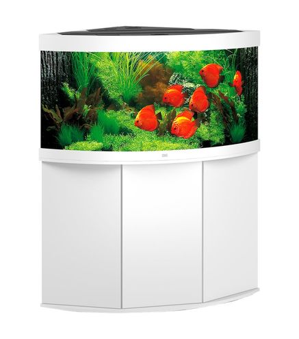 Aquarium TRIGON 350 BLANC Juwel + Meuble