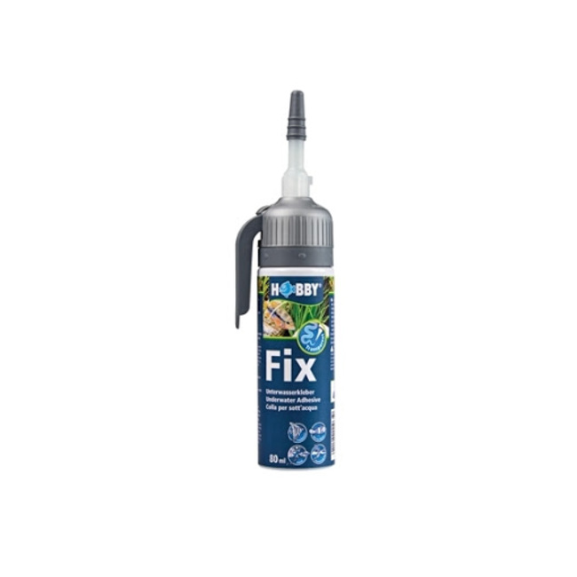 Colle FIX sous marine Transparent 80ml Hobby pour aquarium
