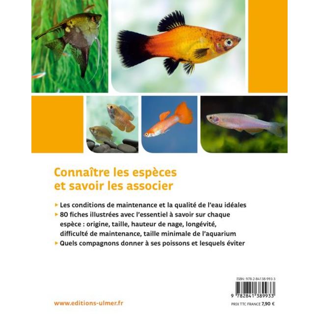 80 Poissons Exotiques Livre Editions Ulmer Guide Aquariophilie