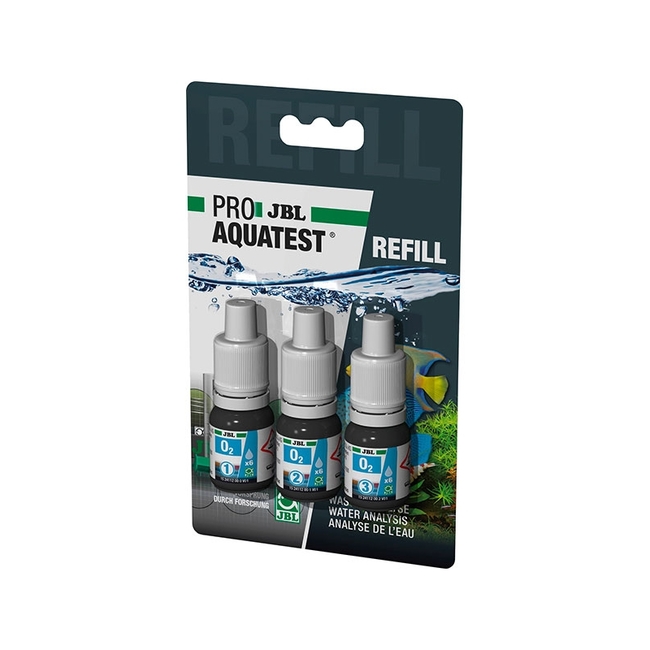 O2 Test ( ED+EM ) JBL. Test pour déterminer la teneur en oxygène des