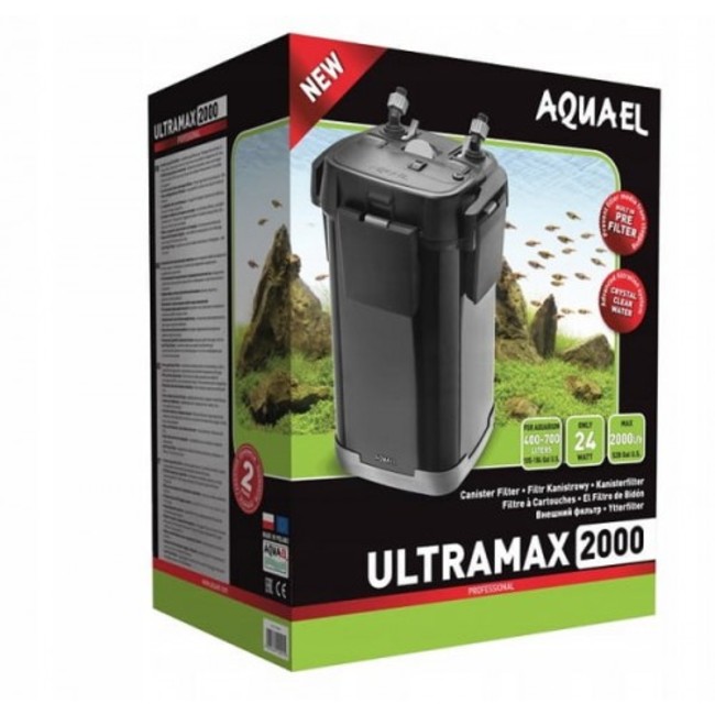 AQUAEL UltraMax 2000 filtre externe complet pour aquarium de 400 à 700L -  Filtres externes/Filtres externes Aquael -  - Aquariophilie