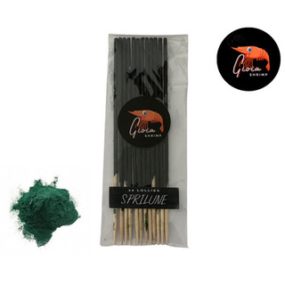 Lot de 12 lollies Spiruline Bio GIOIA SHRIMP