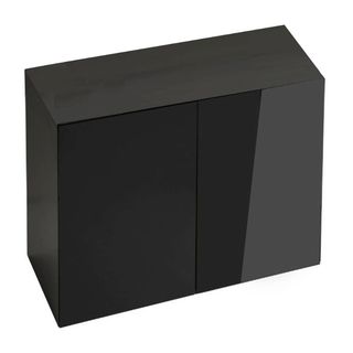 Meuble Aquael Glossy 80 Noir (portes acrylique)