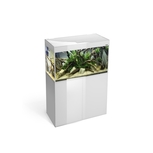 Aquarium Aquael Glossy 100 Blanc LED 215L+Meuble portes acrylique