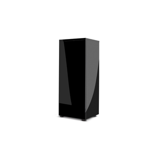 Meuble Glossy Cube Noir (porte acrylique)