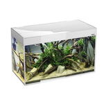 Aquarium Aquael Glossy 100 Blanc LED 215L + Meuble portes verre