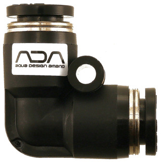 Elbow Union ( (black) ADA - raccordement coudé  pour CO2