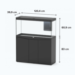 Aquarium+Stand | AQUATLANTIS-SPLENDID 120 NOIR-240L