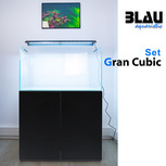 SET Gran Cubic 9250 Experience Noir 230L Aquarium+meuble