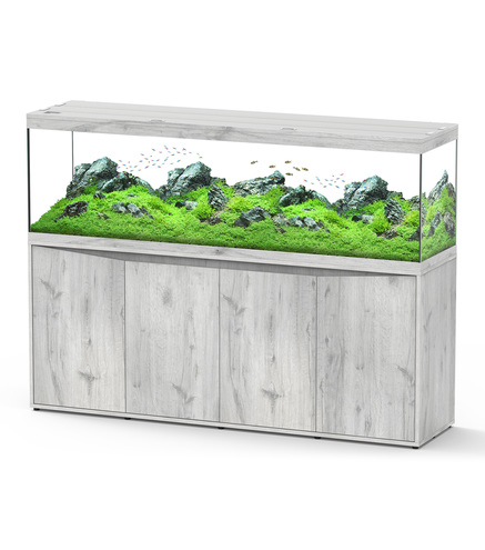 Aquarium+Meuble | AQUATLANTIS-SPLENDID 200 CHENE BLANC-500L