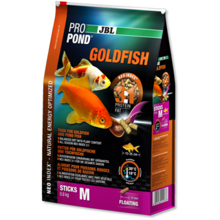 PROPOND GOLDFISH M 0.8KG JBL pour poissons de 15 à 35 cm
