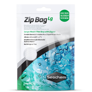 Zip Bag Large -sac filtrant zippé large maille | SEACHEM