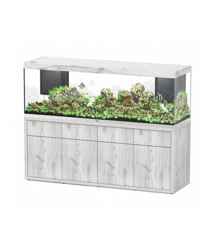 Aquarium+Meuble | AQUATLANTIS-SUBLIME PRO 200X70 CHÊNE BLANC-857L