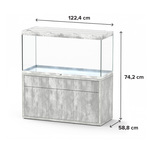 Aquarium+Meuble | AQUATLANTIS-SUBLIME PRO 150X60 BLANC -545 L