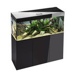 Aquarium Aquael Glossy 120 Noir LED 260L+Meuble portes acrylique