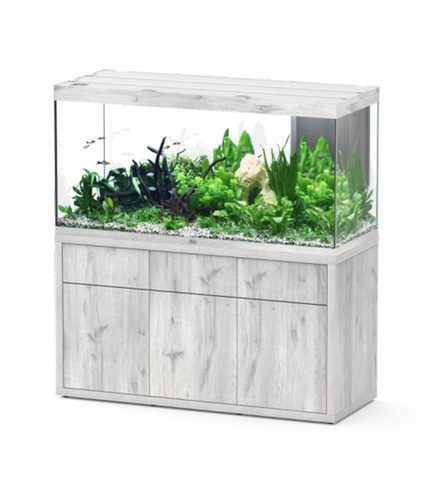 Aquarium+Meuble | AQUATLANTIS-SUBLIME 200X70 CHÊNE BLANC-857L