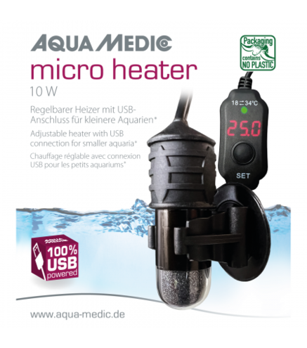 AQUA MEDIC - MICRO HEATER - 10 W - CHAUFFAGE  PETITS AQUARIUM