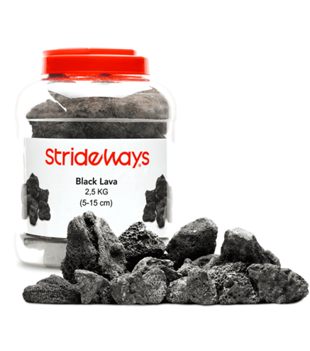 STRIDEWAYS - Set Roches Black Lava- bouteille 2,5kg