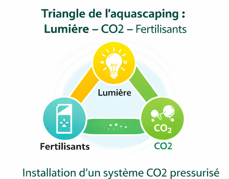 triangle aquascaping